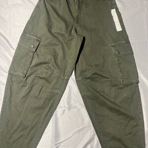 wild fable Olive Green Women's Cargo Ankle Pants